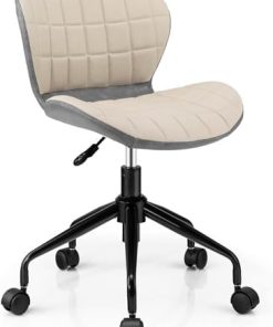 Ergonomic Height Adjustable Swivel Office Desk Chair with Wheels