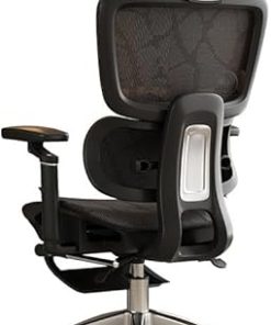 Ergonomic Office Chair with Adjustable Headrest and Lumbar Support 2