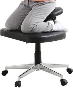 Ergonomic Meditation Chair for Adults with Adjustable Height and Wheels