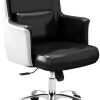 Ergonomic Swivel Desk Chair with Lumbar Support Adjustable Height Yellow 4