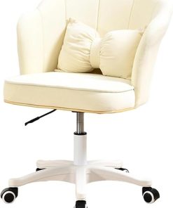 Cute Petal Desk Chair Modern Fabric Butterfly Chair for Home Use 2