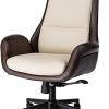GABRYLLY Ergonomic Office Chair with Flip-up Arms, Standing Desk 55x24in,Rustic Brown 4