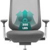 Ergonomic High Back Leather Office Chair with Footrest and Swivel 4