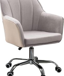 Skin-Friendly Cotton Linen Desk Chair for Home Office and Bedroom