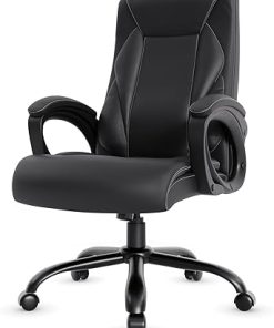 Ergonomic High Back Office Chair for Big and Tall Users  
Comfortable Big and Tall Computer Desk Chair for Home Office  
Executive Office Chair with Comfort and Support for Work  
Swivel Home Office Chair for Ultimate Comfort and Mobility  
Comfy Leather Office Chair with Padded Armrests for Support