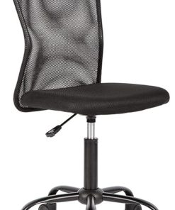 Ergonomic Office Chair with Lumbar Support – Modern Desk Chair Black 2
