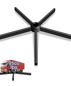Replacement Office Chair Base 28 Inch Metal Criss Cross 2500 Lbs