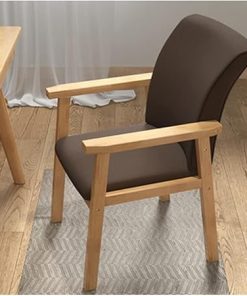 Arm Dining Chairs for Living Room | Boho Fabric Accent Chair