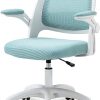 Ergonomic Swivel Desk Chair with Lumbar Support Adjustable Height Yellow 3
