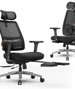 Ergonomic Newtral Office Chair with Lumbar Support and Footrest