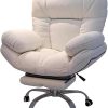 Armless Swivel Office Desk Chair with Adjustable Height and Wheels 3