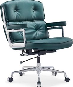 Ergonomic Office Chair Mid Back Adjustable Swivel for Heavy People