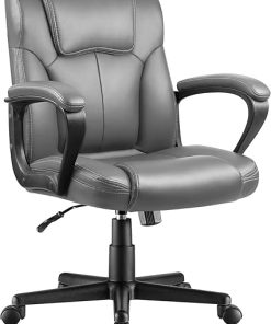 Shahoo Ergonomic Executive Office Chair with PU Leather Support 2