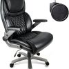 GabryLly Office Chair with Lumbar Support and 55x24in Desk Natural 3