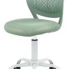 Ergonomic Height Adjustable Swivel Desk Chair with Ottoman in Cream 4