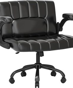FLEXISPOT Criss Cross Office Chair with Wheels and Adjustable Armrests