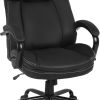 Ergonomic Office Chair with Lumbar Support and Flip-Up Armrests 4