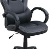 Giantex Armless Cross Legged Desk Chair with Height Adjustable Seat 3