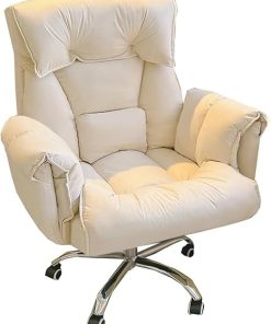 Ergonomic Office Chair with Lumbar Support and Swivel Rolling Arms