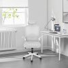 Ergonomic Office Chair with Flip-up Arms and 55x24in Standing Desk 3