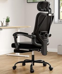 Ergonomic Office Chair with Footrest and Adjustable Lumbar Support 2