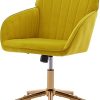 Black Swivel Home Office Chair with Adjustable Height and Lumbar Support 3