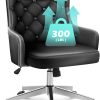 Criss Cross Armless Office Chair with Wheels and High Back Cushion 4