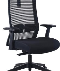 Boss Office Products Black Mesh Task Chair with Headrest