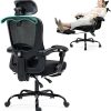 Ergonomic Office Chair with Footrest and Adjustable Lumbar Support 4