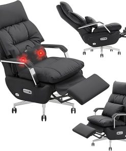 Ergonomic Executive Office Chair with Footrest for Big and Tall Users