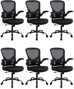 Adjustable Ergonomic Office Chair with Lumbar Support and Wheels