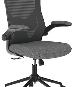 Ergonomic Office Chair with Lumbar Support and Flip-Up Armrests 2