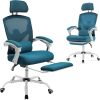 Armless Desk Chair for Home Office Adjustable Seating with Wheels 4