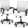 Armless Adjustable Desk Chair for Kids with Wheels Aqua Green 3