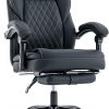 Ergonomic Home Office Chair with Handrails and Adjustable Desk Pink 4