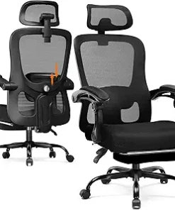 GTRACING Ergonomic High-Back Office Chair with Adjustable Lumbar Support 2