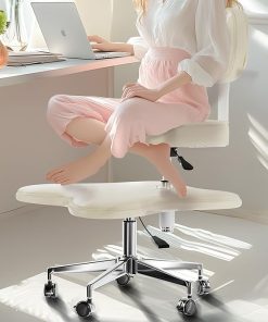 Ergonomic Kneeling Chair for Adults with Lumbar Support and Wheels 2