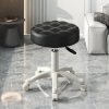 Velvet Swivel Desk Chair with Comfy Backrest and Adjustable Height 3