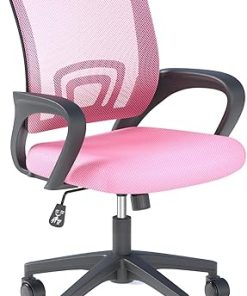 Ergonomic Mid-Back Mesh Office Chair with Lumbar Support and Arms