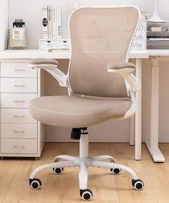 Ergonomic Office Chair with Flip-up Armrests and Adjustable Support 2