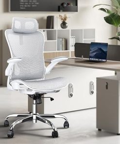 Ergonomic Office Gaming Chair with Adjustable Support and Headrest