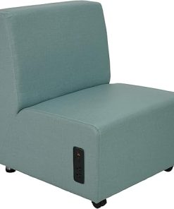FDP Pro Series Upholstered Armless Mobile Chair for Collaborative Spaces