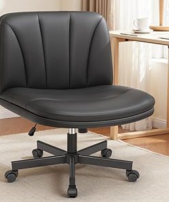FelixKing Criss Cross Office Chair with Wheels and Adjustable Height 2