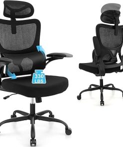 Ergonomic High Back Mesh Office Chair with Adjustable Lumbar Support 2