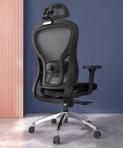 Ergonomic Mesh Office Chair with 3D Lumbar Support and Headrest 2