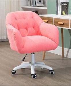 Upholstered Swivel Accent Chair with Memory Foam for Home Office