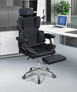Ergonomic High Back Tall Office Chair with Adjustable Headrest and Lumbar Support 2