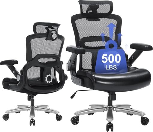 Ergonomic Heavy Duty Office Chair for Big and Tall with Lumbar Support - Image 2