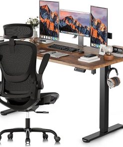 Gabryllly Ergonomic Office Chair with Flip-Up Arms for Comfort