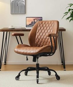 Ergonomic Home Office Desk Chair with Adjustable Height and Lumbar Support 2